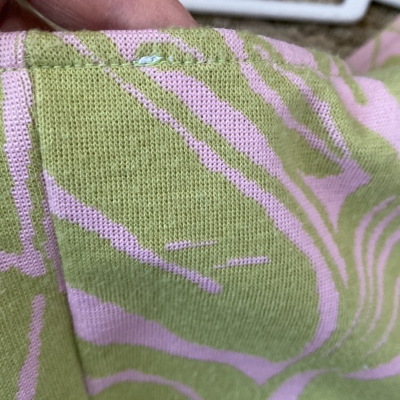 Zara Crop Top-light green/pink - Picture 5 of 6